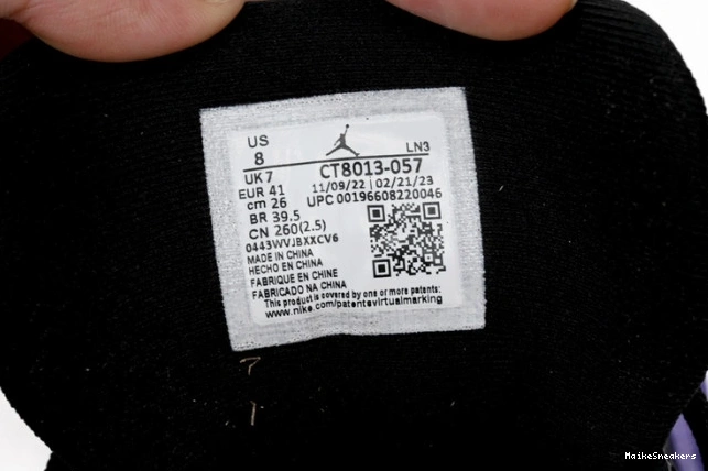MaikeSneakers Jordan Air 12 Purple Retro CT8013-057 Field 0708